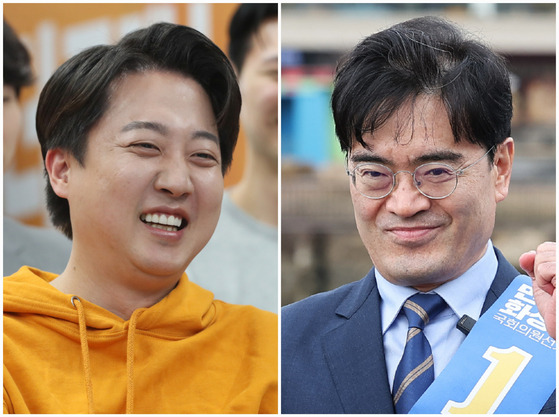 이준석 개혁신당 후보(좌측)와 공영운 더불어민주당 후보 (사진=연합뉴스)