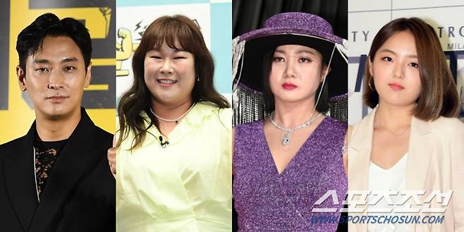 주지훈, 김민경, 박나래, 서신애(왼쪽부터) 스포츠조선DB