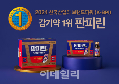 동아제약은 ‘판피린’이 2024 한국 산업 브랜드파워에서 감기약 부문 1위에 선정됐다고 12일 밝혔다. (자료=동아제약)