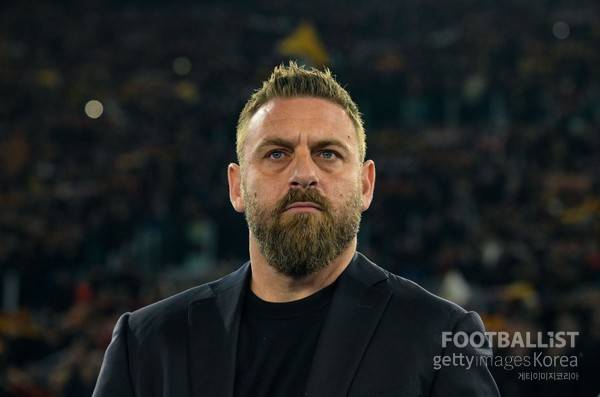 다니엘레 데로시 AS로마 감독. 게티이미지코리아