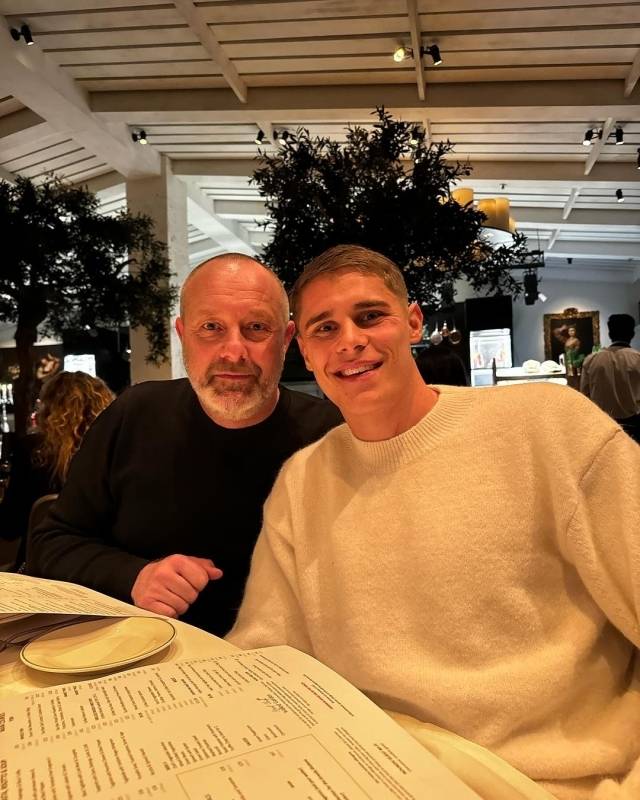 미키와 아버지 마르셀./소셜미디어