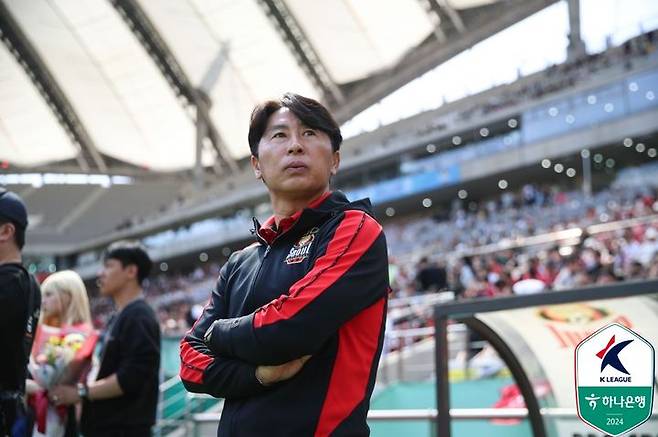 [서울=뉴시스]FC서울 김기동 감독. (사진=프로축구연맹 제공)