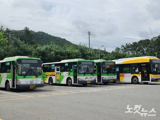 광주 시내버스 차고지(기사 내용과 무관). 박성은 기자