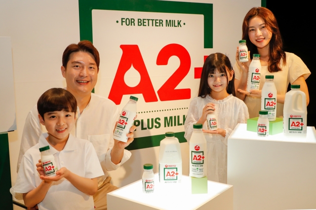 모델들이 서울우유의 A2+ 우유를 소개하고 있다. 서울우유협동조합 제공