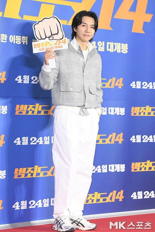 이승기가  ‘범죄도시4’ VIP 시사회에 참석했다.사진=천정환 기자