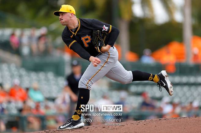 ▲ 스킨스는 지난해 입단 이후 초고속 승격을 진행 중이며, 트리플A에서도 좋은 성적으로 투구 이닝을 불려가고 있다