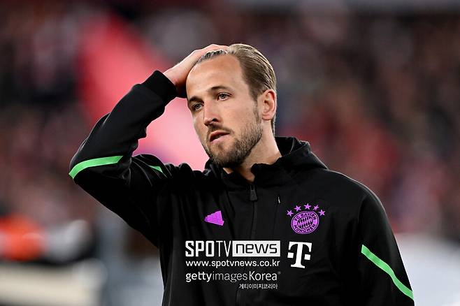 ▲ 해리 케인은 10일(한국시간) 영국 런던 에미레이츠 스타디움에서 열린 2023-24시즌 유럽축구연맹(UEFA) 챔피언스리그 바이에른 뮌헨과 아스날의 8강 1차전에 선발 출전해 전반 32분 페널티킥으로 득점했다. 바이에른 뮌헨은 아스날과 2-2로 비겼다.