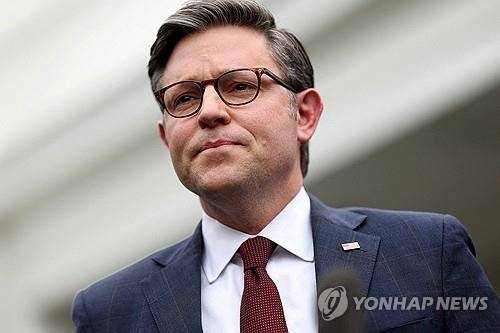 공화당 소속 마이크 존슨 미 하원 의장 [로이터 연합뉴스 자료 사진. 재판매 및 DB 금지]