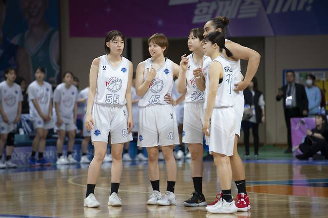 2023-2024시즌 여자프로농구 올스타 페스티벌에 참가한 일본 선수단