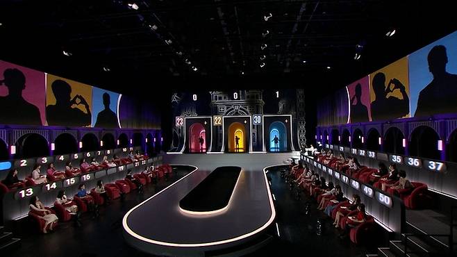 엠넷 연애 리얼리티 프로그램 ‘커플팰리스’의 한 장면. 사진 엠넷