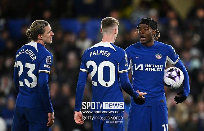 ▲ 첼시 선수들은 PK를 두고 싸움을 벌였다.