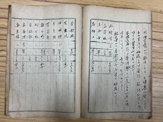 김제에 위치한 만경교회 희생자 명단.진실화해위원회 제공