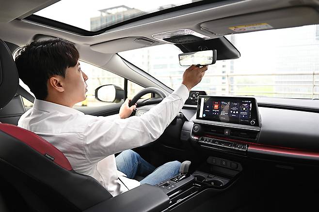 오네 레이싱 오한솔·토요타 프리우스 PHEV. 김학수 기자