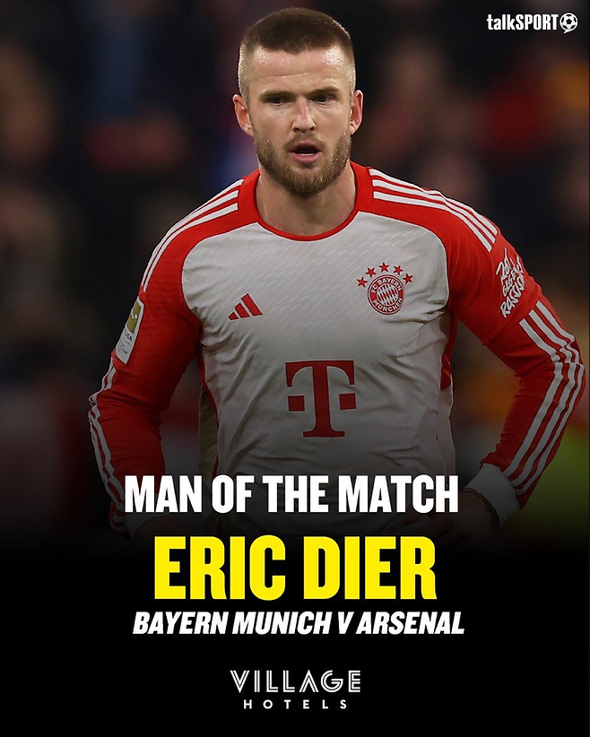 ‘토크스포츠’ 선정 MOM 에릭 다이어