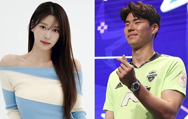 이미주(좌)와 송범근(우) [안테나 제공. 연합뉴스 자료 사진]