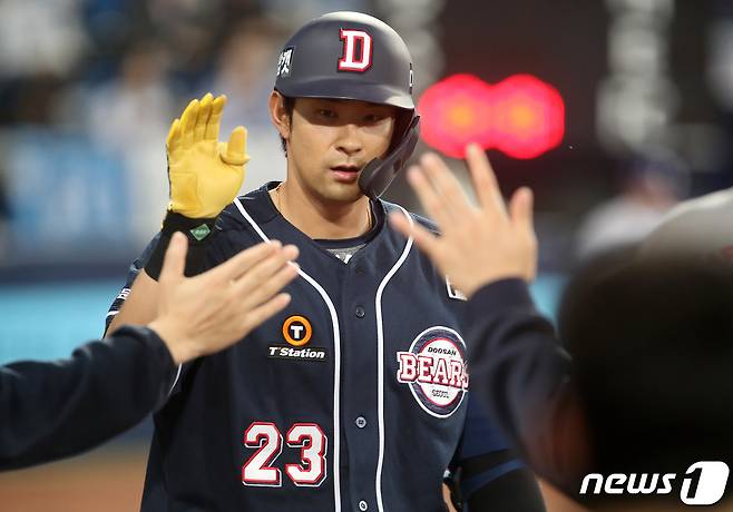 두산 베어스 강승호. /뉴스1 DB ⓒ News1 공정식 기자