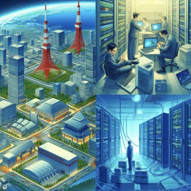 미국 빅테크들이 일본 시장에 공 들이고 있는 것은 미·중 갈등이 최근 격화됨에 따라 일본이 '경제 안보'를 중요하게 여기고 있는 것과 무관치 않다. (사진=코파일럿 제작)