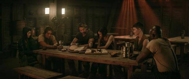 '레벨 문'은 평화로운 변방 행성에 지배 세력의 군단이 위협을 가하자 신분을 숨기고 마을에서 조용히 살던 이방인 코라와 여러 행성의 아웃사이더 전사들이 모여 은하계의 운명을 건 전투에 나서게 되는 이야기를 그린 넷플릭스 영화다. 잭 스나이더 감독이 메가폰을 잡았다. 넷플릭스 제공