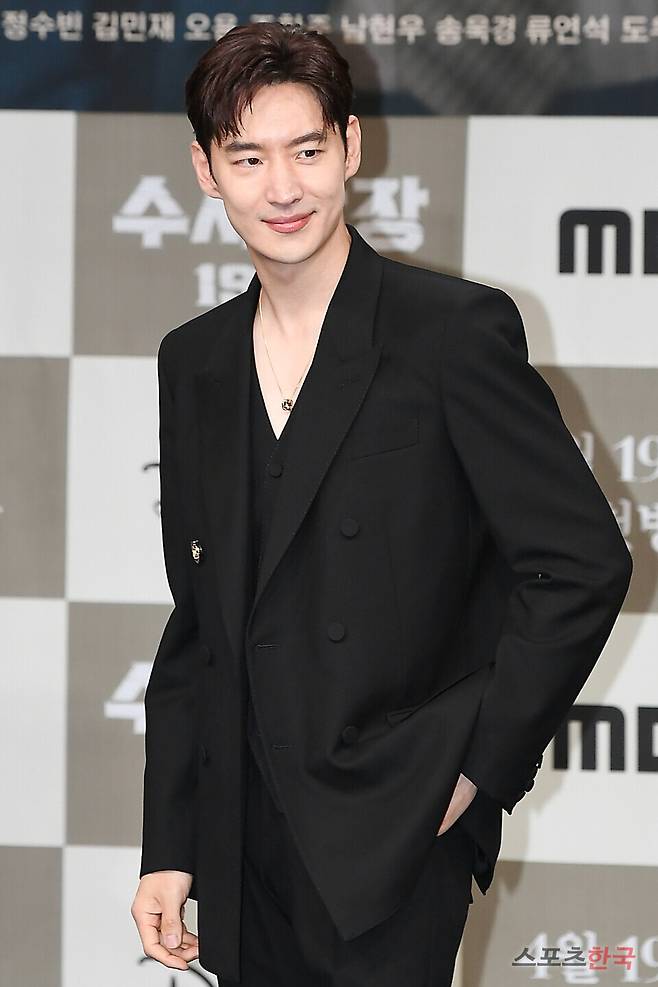 MBC 새 금토드라마 '수사반장 1958' 제작발표회에 참석한 배우 이제훈. ⓒ이혜영 기자 lhy@hankooki.com