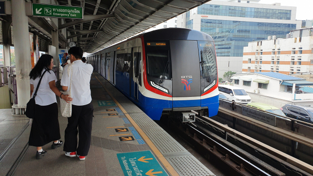 ▲방콕 시내를 누비는 공공전철 BTS ⓒ박흥수