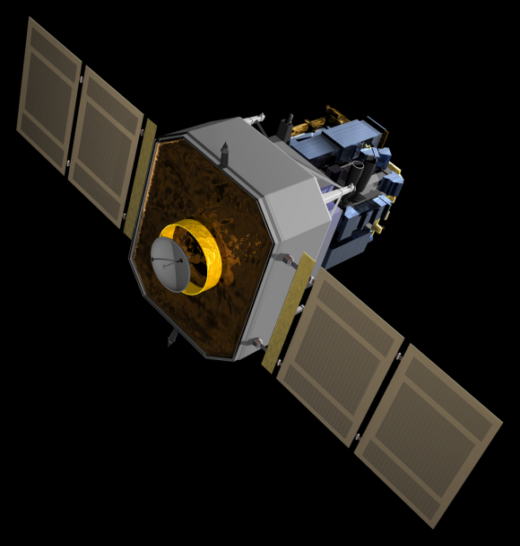 소호 태양관측 위성. 원래는 2년 임무였으나 25년 넘게 작동하고 있다. / 출처=NASA, ESA