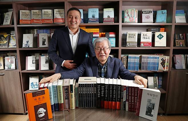 박기봉 대표의 둘째 사위인 '우주인' 고산은 "아버님은 한 지식인의 사상이 시대를 따라 어떻게 변화하는지 보여준 산증인"이라고 말했다. /남강호 기자