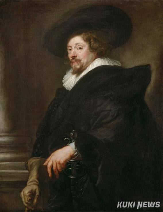 페테르 파울 루벤스, 자화상, 1639, 109.5x 85cm, 사진; 빈 미술사 박물관.