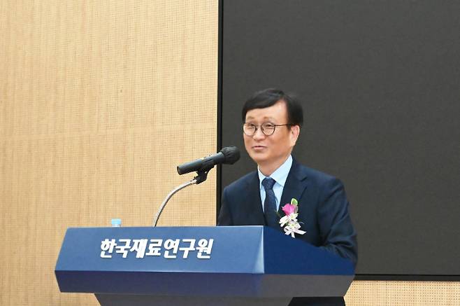 최철진 한국재료연구원 제7대 원장이 22일 취임했다. 한국재료연구원 제공