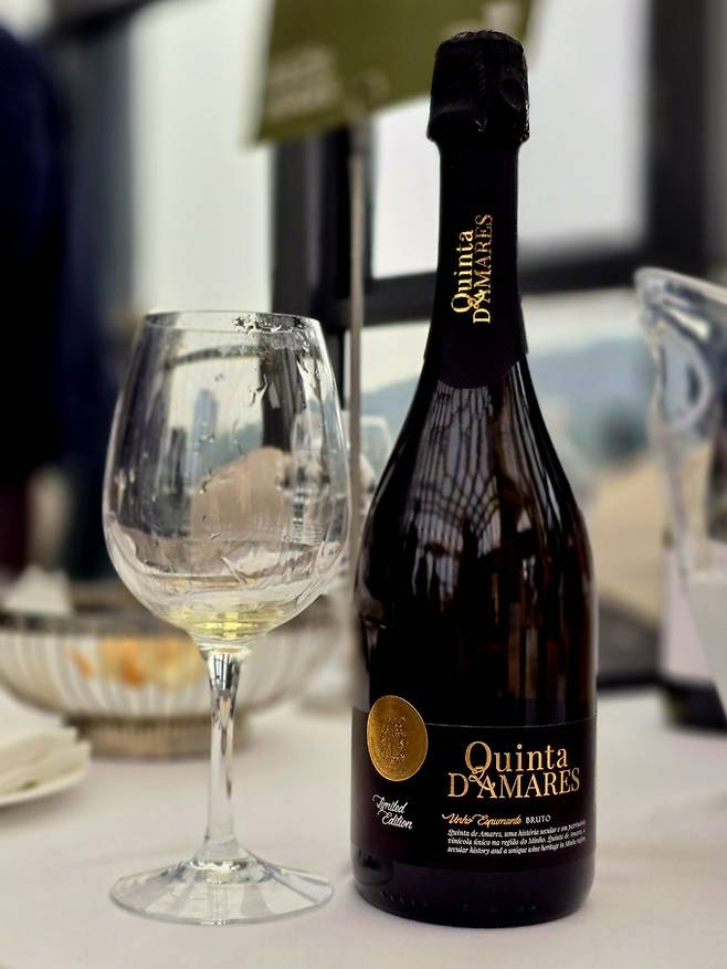 퀸타 다마레스 스파클링 와인. 최현태 기자