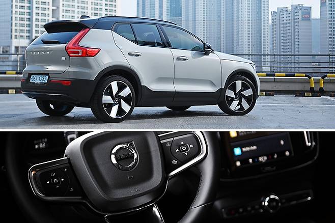 볼보 XC40 리차지. 김학수 기자