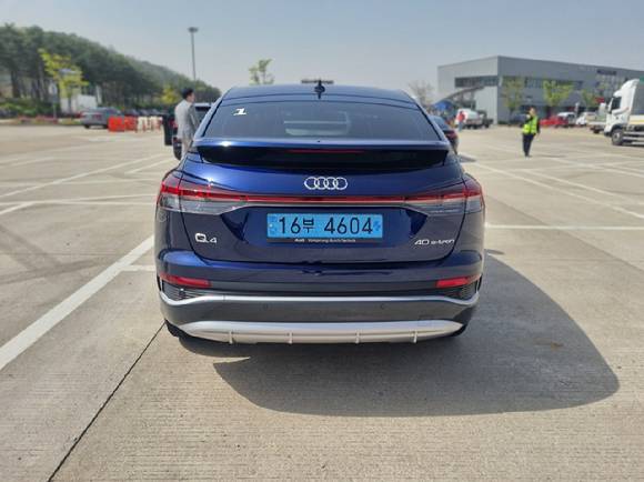 Q4 스포트백 e-트론 후면. [사진=홍성효 기자]