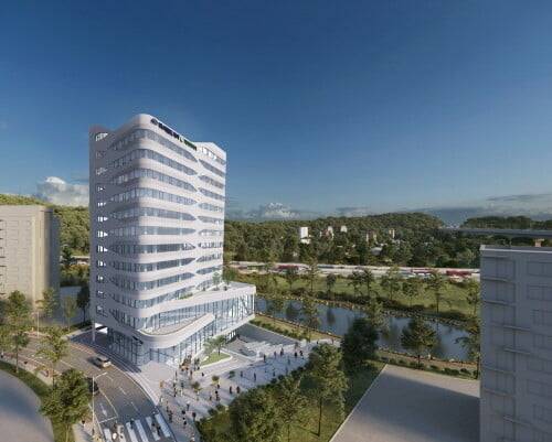 파마리서치의 경기 판교 사옥. 파마리서치 제공