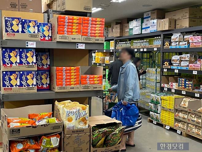 22일 오후 서울 시내 노브랜드 매장의 모습. 사진=김영리 기자