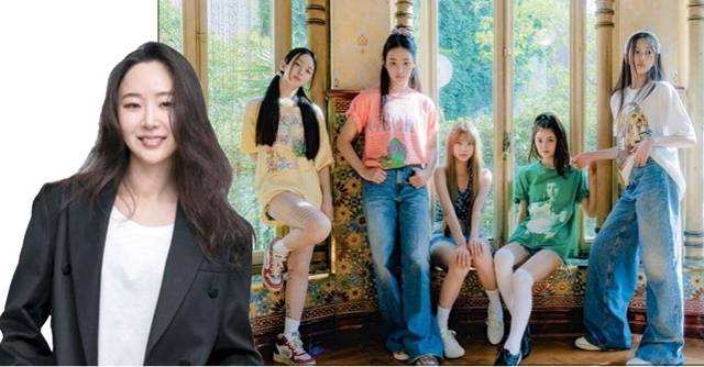 민희진(왼쪽)과 뉴진스. 제공|어도어