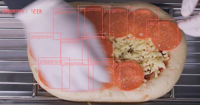 미국 특허를 출원한 고피자 ‘AI 스마트 토핑 테이블 시스템’/사진제공=고피자