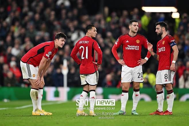 ▲ 바이에른 뮌헨 등과 UEFA 챔피언스리그 A조에서 경쟁한 맨체스터 유나이티드는 최하위로 일찌감치 짐을 쌌다.