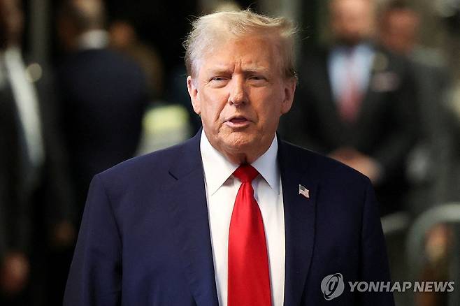 도널드 트럼프 전 미국 대통령 [로이터 연합뉴스 자료 사진. 재판매 및 DB 금지]
