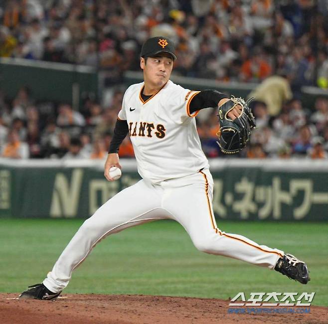 요미우리 대졸루키 니시다테는 개막전부터 10경기 연속 무실점에 10홀드를 올렸다. 일본프로야구 최고 기록이다. 사진캡처=요미우리 자이언츠 SNS