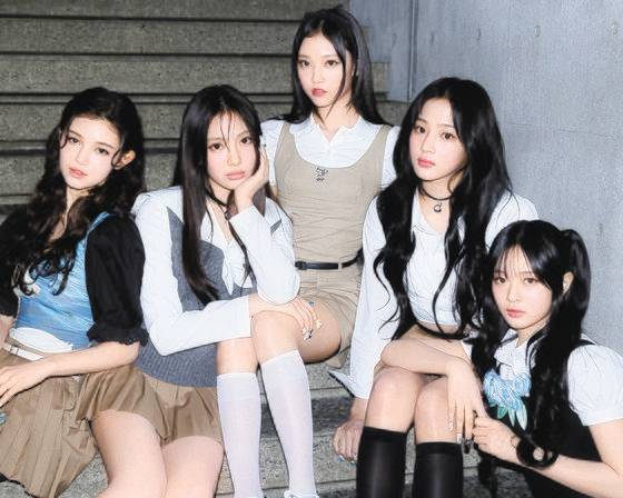 어도어 민희진 대표가 프로듀싱한 걸그룹 뉴진스. 사진 어도어