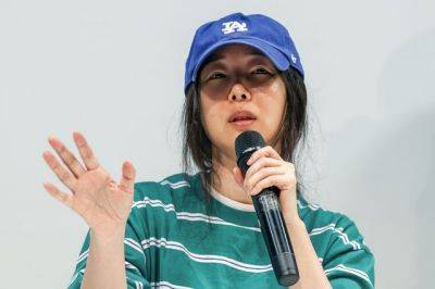 민희진 어도어 대표가 25일 오후 서울 서초구 한국컨퍼런스센터에서 열린 입장 발표 기자회견에서 발언하고 있다. [이미지출처=연합뉴스]