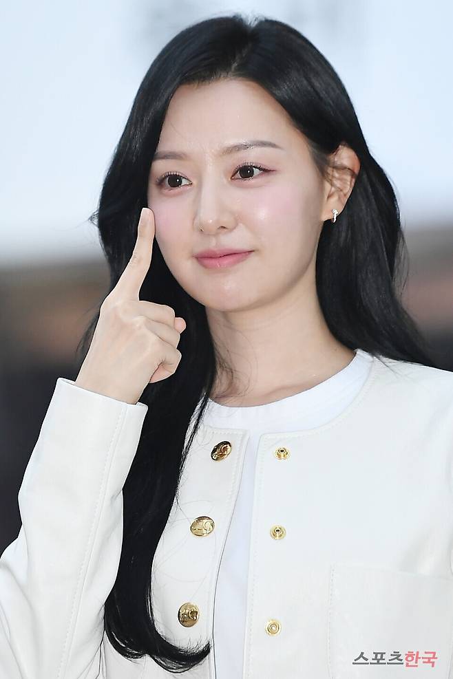 tvN '눈물의 여왕' 종방연에 참석한 배우 김지원. ⓒ이혜영 기자 lhy@hankooki.com