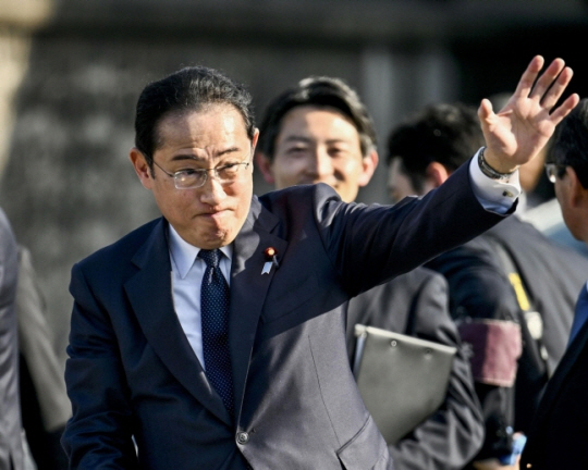 기시다 후미오 일본 총리.교도연합뉴스