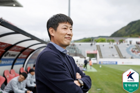 박동혁 경남FC 감독. /사진제공=한국프로축구연맹