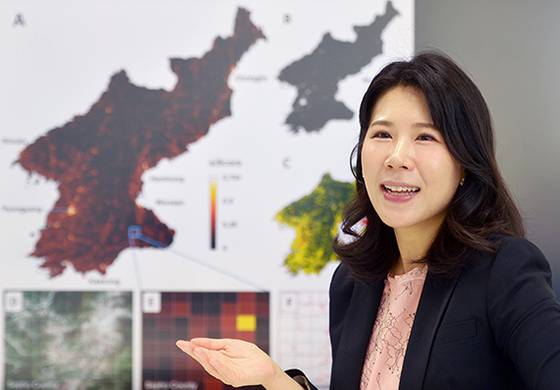 독일 막스플랑크연구소 단장에 선임된 차미영 기초과학연구원 CI연구단장(KAIST 교수)이 기초과학연구원에서 인터뷰하고 있다. 김성태 객원기자