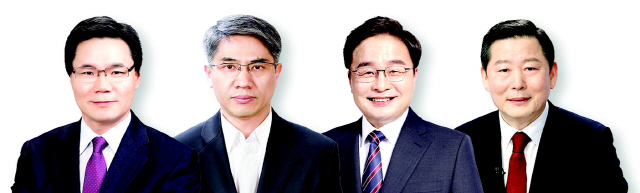 ▲  (사진 왼쪽부터) 차순오·장경상 비서관, 김우영 정무조정실장, 이철규 의원