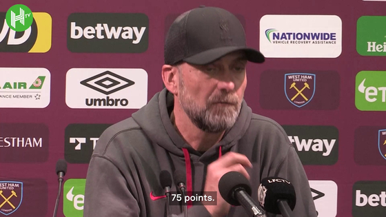 Liverpool manager Jurgen Klopp speaks after a 2-2 draw with West Ham in the Premier League on Saturday. [ONE FOOTBALL]