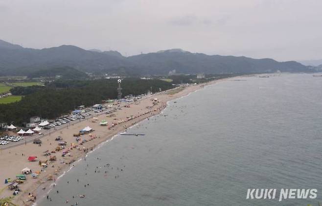 강원 삼척 맹방해수욕장.