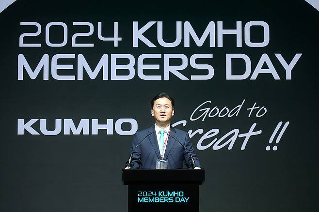 금호타이어 정일택 태표이사 사장 [금호타이어 제공. 재판매 및 DB 금지]