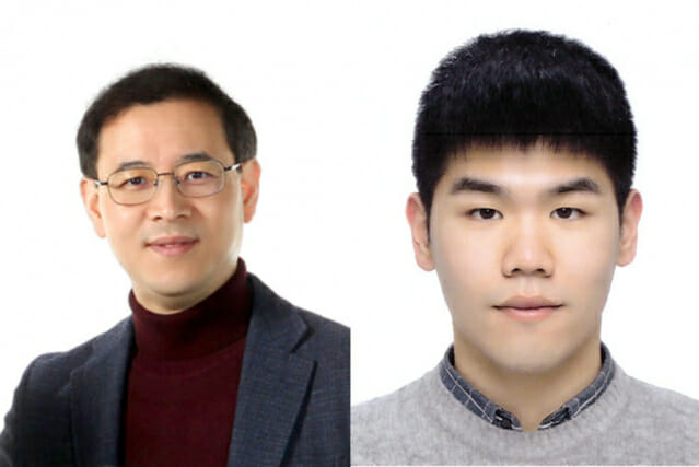 건국대 도정태 교수(왼쪽)와 홍태경 박사과정생