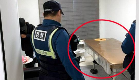 성매매 단속 현장